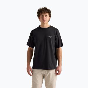 Férfi póló Arcteryx Kragg Cotton Emblem Crew SS black (Kragg Cotton Emblem Crew X000010702003) kép