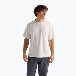 Férfi póló Arcteryx Kragg Cotton Emblem Crew SS white light (Kragg Cotton Emblem Crew X000010702021) kép