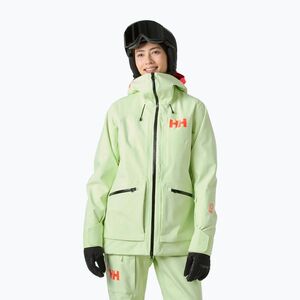 Női síkabát Helly Hansen Powderqueen 3.0 washed lime (Powderqueen 3.0 65753_398) kép