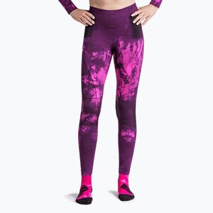Thermoaktív nadrág X-Bionic Energy Accumulator Wild tiedye x black/fluo pink (Energy Accumulator Wild EASP05W25U) kép