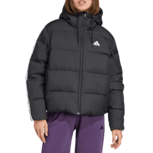 Essentials Climawarm 3 Stripes Puffer Down Hooded Women kép