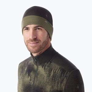 Smartwool Merino kétoldalas téli sapka északi erdők melírozott színben (Merino Reversible Cuffed SW0SW956K481) kép