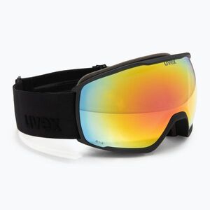 Síszemüveg UVEX Victorious V black matt/vario rainbow mirror (Victorious V 55/0/189/2230/UNI) kép