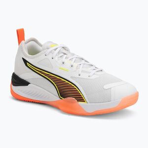 PUMA Eliminate Nitro 4 Game On kézilabdacipő Puma White/Glowing Red/Ultra Blue (Eliminate Nitro 4 Game On 108885 01) kép