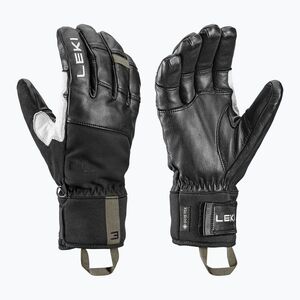 Férfi síkesztyűk Leki Montera Pro GTX black/white/burnt olive (Montera Pro GTX 655857302) kép