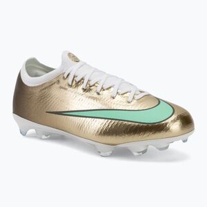 Gyermek focicipők Nike Jr. Vapor 17 Pro "Kylian Mbappé" Metallic Gold/Green Glow (Vapor 17 Pro "Kylian Mbappé" Jr FG IR1653-701) kép