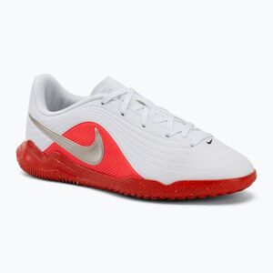 Gyermek focicipők Nike Jr. Tiempo Maestro Club white/bright crimson/blur (Tiempo Maestro Club Jr IC IB5033-100) kép