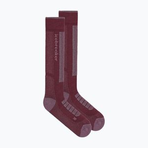 Női sízokni Icebreaker Merino Ski+ Ultralight OTC berry/grey plum/zinc blue (Merino Ski+ Ultralight OTC IB0A573U0ON1) kép