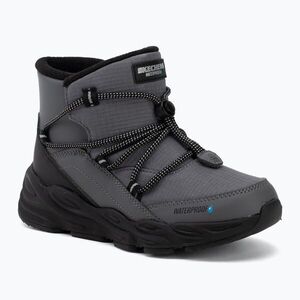 Gyerek téli cipők SKECHERS Turbo Tread Storm Glider gray (Turbo Tread Storm Glider 406385L CCBK) kép