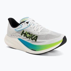 Futócipők HOKA Rocket X 3 frost/electric lime (Rocket X 3 1168724-FLCT) kép