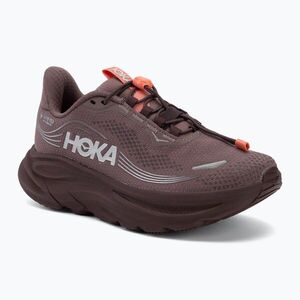 Női futócipők HOKA Clifton 11 GTX Wide smoky quartz/deep mauve (Clifton 11 GTX Wide 1177543-SZD) kép