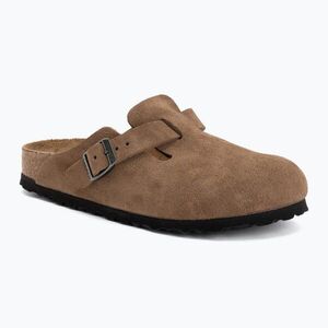 Papucsok BIRKENSTOCK Boston Suede Leather dark tea (Boston Suede Leather Narrow 1032795) kép
