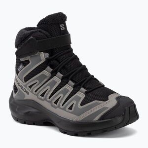 Gyermek kirándulócipők Salomon XA Pro Winter Waterproof black/castlerock (XA Pro Winter Waterproof L45408300) kép