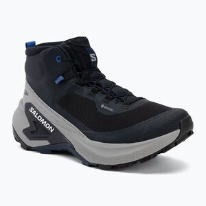 Férfi kirándulócipők Salomon Genesis Mid GTX dark navy/spellbound (Genesis Mid GTX L45409300) kép