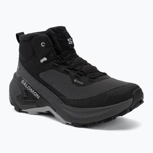 Férfi kirándulócipők Salomon Genesis Mid GTX black/asphalt (Genesis Mid GTX L45409100) kép