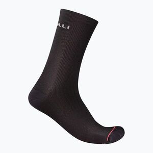 Férfi zokni Castelli Bandito 2 Merino 18 Sock black (Bandito 2 Merino 18 4526588_010_CAS_SM) kép