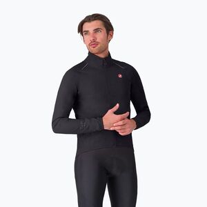 Férfi kerékpáros dzseki Castelli Emergency 3 Rain Jacket light black (Emergency 3 4525508_085_CAS) kép