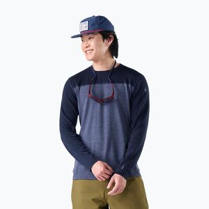 Férfi Termoaktiv pulóver Smartwool Classic Thermal Merino Base Layer Colorblock Crew Boxed deep navy/nightfall (Classic Thermal Merino Base Layer Colorblock Crew Boxed SW002570Q291) kép
