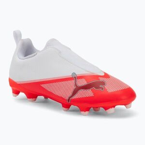 Gyermek focicipők Puma Ultra 7 Play LL FG/AG Jr Ultra Red/Puma Black/Puma White (Ultra 7 Play LL FG/AG Jr 109303 01) kép