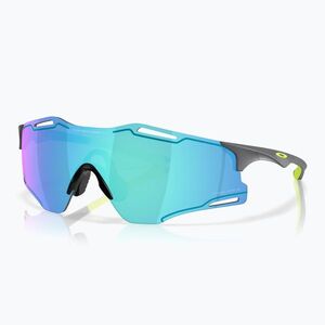 Napszemüveg Oakley Cybr Zero matte carbon/prizm sapphire with uranium ink (Cybr Zero OO9512-1239) kép