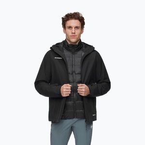 Férfi 3 az 1-ben kabát Mammut Treeline 3 in 1 HS Hooded Jacket Men black/black (Treeline 3in1 1010-31650-0052-114) kép