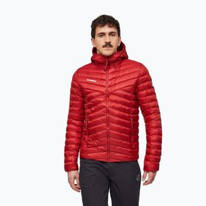 Férfi bélelt kabát Mammut Albula IN Hooded Jacket Men dark mammut red (Albula IN Hooded 1013-01781-3818-114) kép