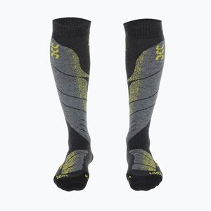 Férfi sízokni UYN Ski All Mountain anthracite melange / yellow (Ski All Mountain S100041) kép