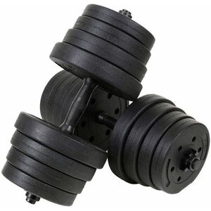 Funfit állítható 30kg bitumen Súlyzó szett 2x15kg - fekete kép