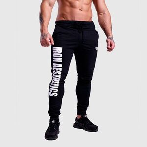 Jogger melegítő Iron Aesthetics Vertical, fekete-fehér - HIBÁS TERMÉK kép