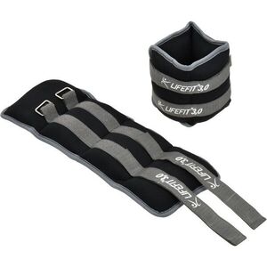 Lifefit S2 neoprén boka- vagy csuklósúly, 2×3, 0kg, fekete kép