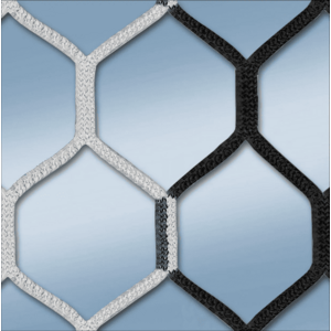 Cawila Tornetz 4MM HEX120 7, 5x2, 5m 2x2m White/Black kép