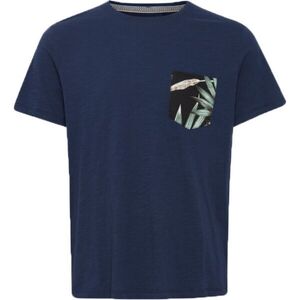 BLEND TEE REGULAR FIT Férfi póló, sötétkék, méret kép