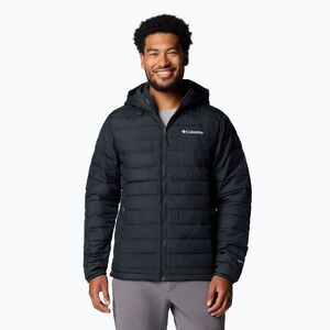 Columbia Powder Lite II kapucnis fekete férfi pehelypaplan kabát (Powder Lite II Hooded 2086944010) kép