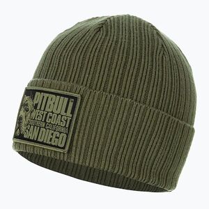 Férfi téli sapka Pitbull Beanie Silvas Blood Dog olive (Beanie Silvas Blood Dog 6130073600) kép