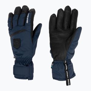 Férfi síkesztyűk Viking Lars Ski navy/black bőr (Lars Ski 110/27/7488) kép