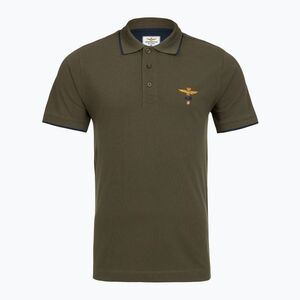 Férfi póló Aeronautica Militare 262PO1308UP00082 Polo verde scuro (262PO1308UP00082 Polo) kép