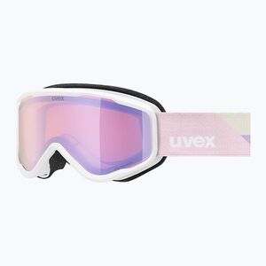 Gyerek síszemüveg UVEX Speedy Nova FM S2 white matt/mirror rose (Speedy Nova FM 55/3/860/1230) kép