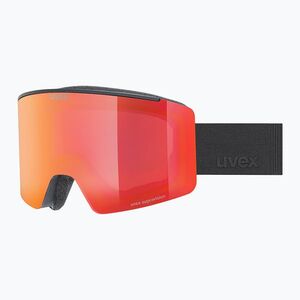 Síszemüveg UVEX Ignite FM S3 black matt/mirror red (Ignite FM 55/0/161/2930) kép