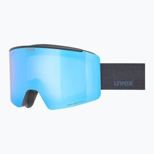 Síszemüveg UVEX Ignite FM S3 black matt/mirror blue (Ignite FM 55/0/161/2530) kép