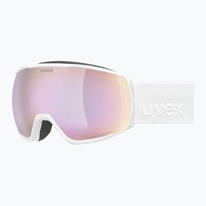 Síszemüveg UVEX Victorious FM S1 white matt/mirror rose (Victorious FM 55/0/192/1230) kép