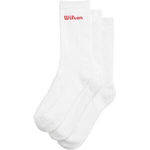 Wilson Crew Logo Sock Men's White, 3 pár, M méret kép