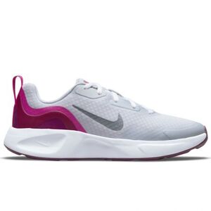 Junior szabadidőcipő NIKE WearAllDay pure platinum smoke grey pink prime kép