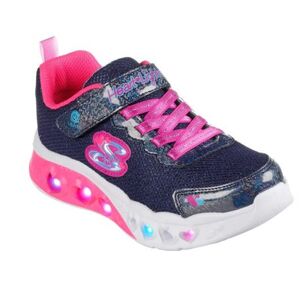 Lány szabadidőcipő SKECHERS Flutter Heart Lights navy kép
