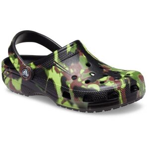 Kroksik (rekreációs cipő) CROCS Classic Spray Camo Clog black kép