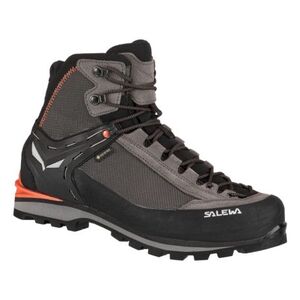Férfi bokáig érő túracipő SALEWA Crow GTX Boot M wallnut fluo orange kép