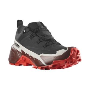Férfi futó trail cipők SALOMON Cross Hike 2 GTX black bitter chocolate fiery red kép