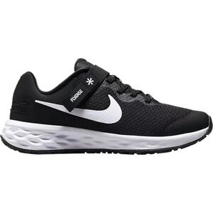 Junior sportcipő (edzőcipő) NIKE Revolution 6 FlyEase Jr black white dark smoke grey kép