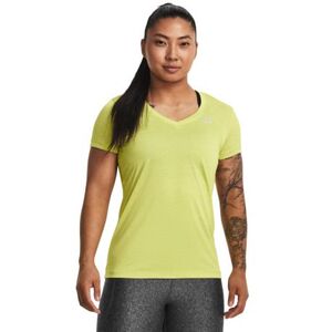 Női rövid ujjú edzőpóló UNDER ARMOUR Tech SSV - Twist-YLW kép