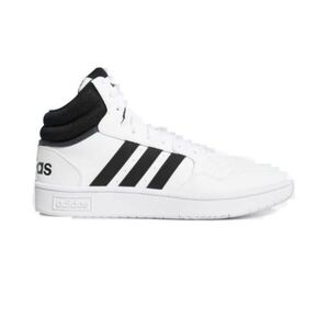Férfi szabadidőcipő ADIDAS Hoops 3.0 Mid Classic Vintage black black white kép
