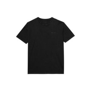 Férfi rövid ujjú póló 4F TSHIRT-WSS24TTSHM1316-20S-DEEP BLACK kép